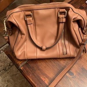 Charming Charlie brown leather purse